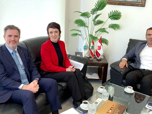 هاني التقى السفير الكندي: الشراكة مع كندا نموذج لتعزيز التنمية الزراعية المستدامة
