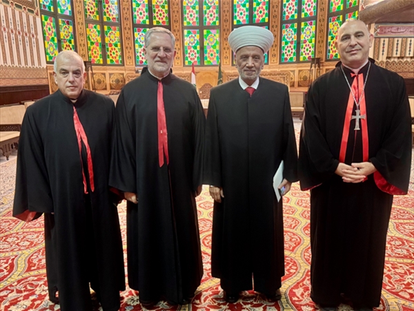 المفتي دريان تسلَّم دعوة للمشاركة في اللقاء الإسلامي المسيحي مع البابا لاون