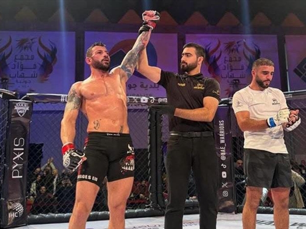 اللبناني عيد يتألق بـ"بطولة محاربي الامارات" في الـ"MMA"