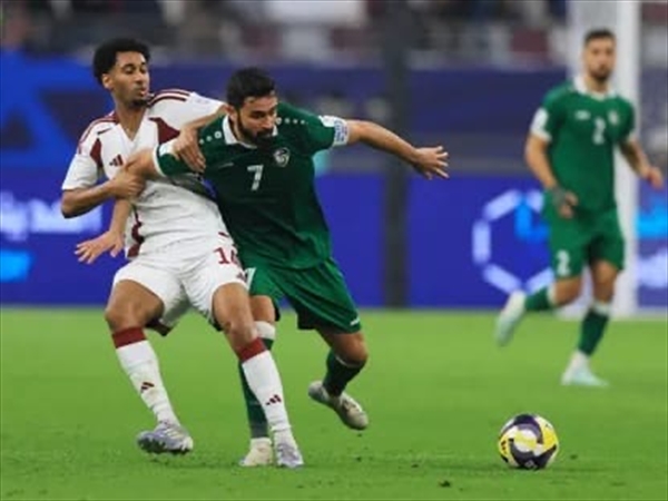 السوري عمر خريبين يخطف التعادل من قطر بصاروخية بالوقت القاتل..