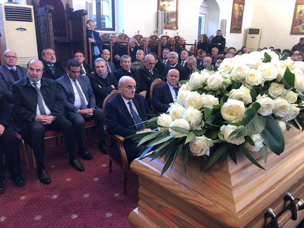 وداع رسمي للنائب غسان سكاف في عيتا الفخار