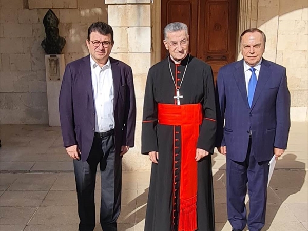 الحلو من بكركي: البابا أتى بأفكار جيدة جدًّا لمستقبل لبنان