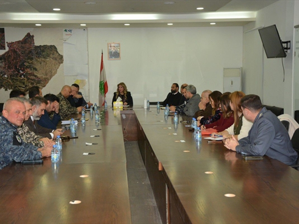 الرافعي ترأست اجتماعا لمجلس الأمن الفرعي في الشمال وإقرار خطة متكاملة خلال فترة الاعياد