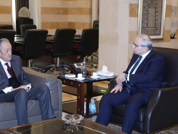 سلام اطّلع من كرم على نتائج اجتماع الميكانيزم