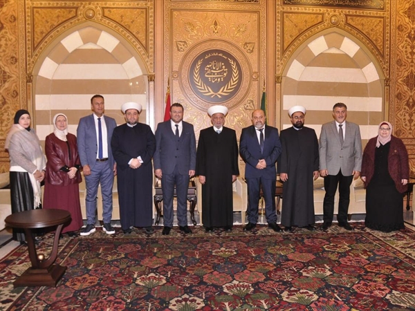 المفتي دريان استقبل وفد المقاصد وهيئة رعاية السجناء وأسرهم