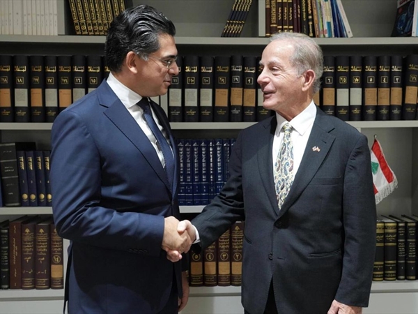 مرقص عرض والسفير الأميركي إصلاحات قانون الإعلام وزار الصليب الأحمر