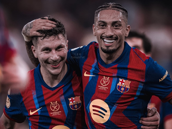 برشلونة يهزم ريال مدريد ويتوج بكأس السوبر الإسباني في السعودية..