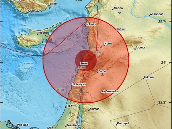 شعر بها سكان البقاع.. هزّة ضربت لبنان