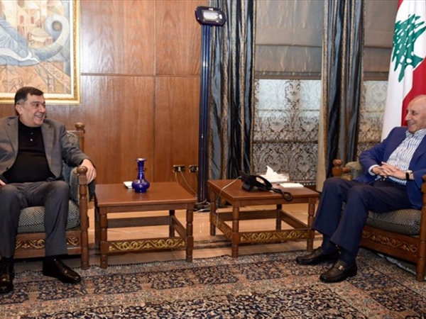 بري عرض وديوان المحاسبة لقطوعات الحسابات والتقى رسامني والحوت