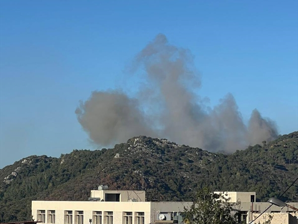 الطيران الحربي أغار على منطقة البريج أطراف بلدة جباع