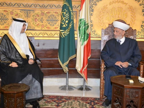 دريان استقبل السفير السعودي مقدرا جهود اللجنة الخماسية: لتسوية سياسية وأمنية