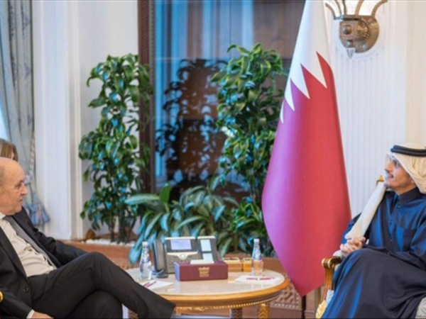 وزير الخارجية القطري استقبل لودريان: استقرار لبنان يعد ركيزة أساسية لاستقرار المنطقة