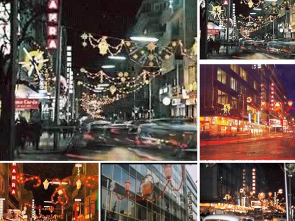 لما كان سيمفونية الأضواء والألوان: شارع الحمراء في زمن العيد.. ذاكرة لا تنطفئ