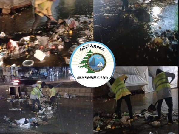 "الأشغال" تحذر من رمي النفايات العشوائي: يسد مجاري تصريف المياه