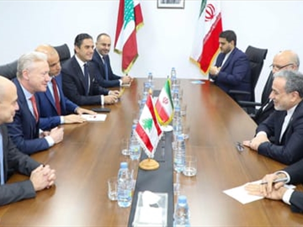 رجّي خلال لقائه عراقجي: هل تقبل ايران بتنظيم مسلّح غير شرعي على أراضيها؟