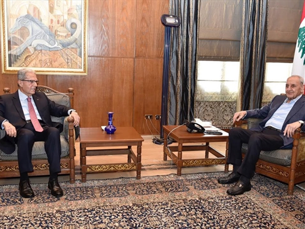 بري استقبل مستشار رئيس الجمهورية والخازن: الانتخابات النيابية في موعدها وفقاً للدستور