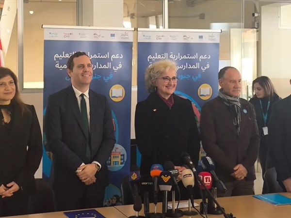 كرامي جالت في المدارس الحدودية دعماً لإستمراريتها: 570 ألف دولار من الاتحاد الأوروبي لدعم 37 مدرسة