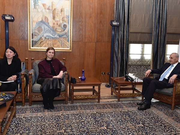 بري التقى كنعان ووفد من الجمارك وسيناتور أميركي