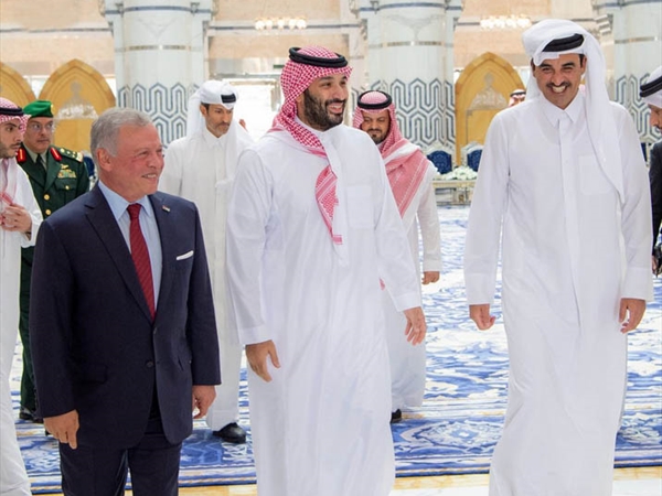 قمَّة سعودية قطرية أردنية: الاعتداءات الإيرانية تهدِّد أمن المنطقة