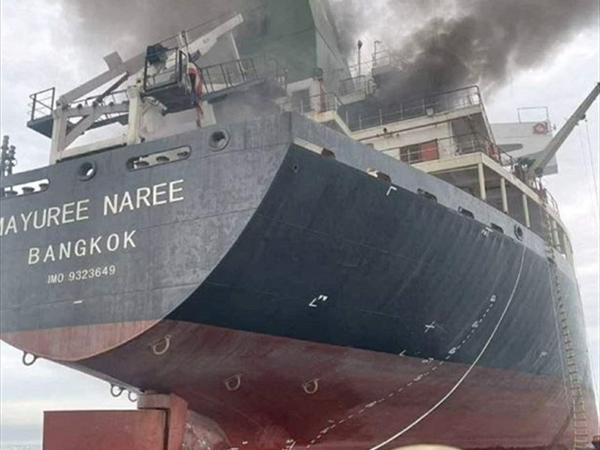 سفينة تايلاندية تتعرض لهجوم في هرمز