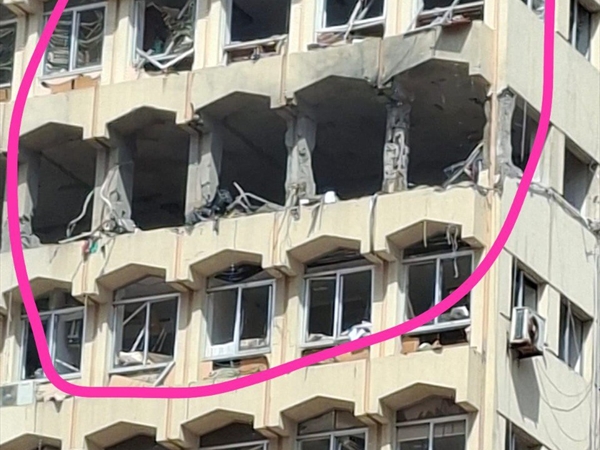 الغارة في صيدا استهدفت شقة في مبنى المقاصد قرب المحكمة الشرعية