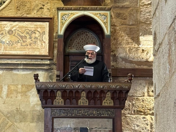 المفتي إمام : فرحتنا مدمرة كالبيوت وإسرائيل على أبوابنا ونحن نستقوي على بعضنا البعض