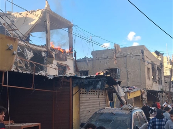 من مكان الاستهـ.ـداف في تعمير عين الحلوة