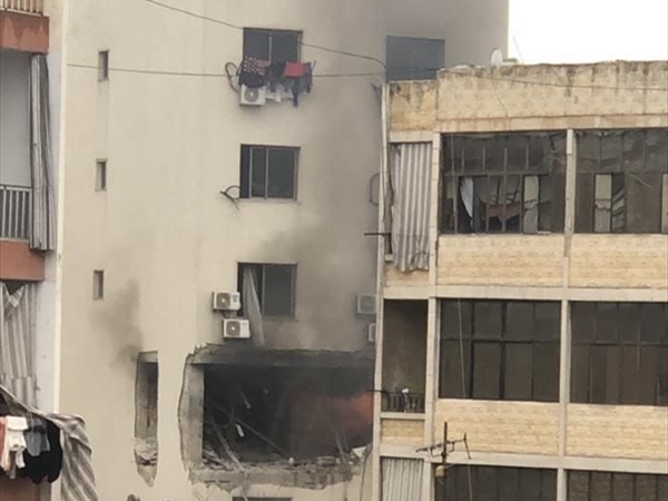 تصعيد في قلب بيروت… للمرة الثانية غارة إسرائيلية تضرب برج حمود