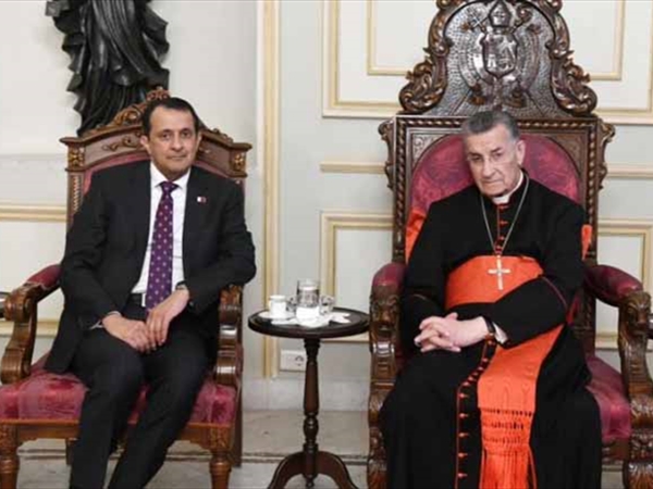 الراعي التقى سفير قطر وتشديد على «نبذ لغة القتل والدمار»