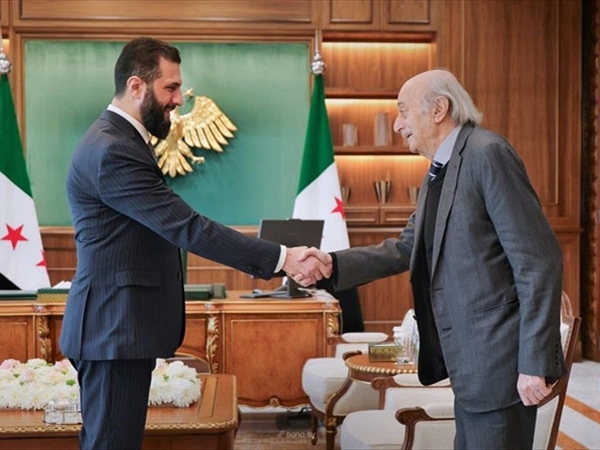 صورة من لقاء الرئيس السوري أحمد الشرع برئيس الحزب التقدمي [...]