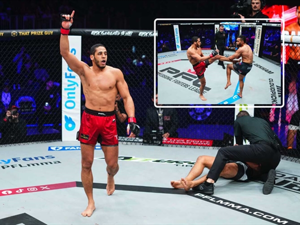 عمر الدفراوي يحسمها بالضربة القاضية ببطولة PFL العالمية..