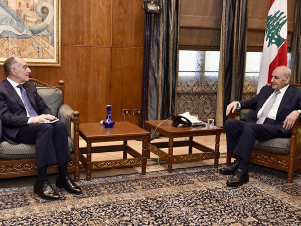 بري دعا إلى جلسة للجان النيابية.. والتقى غابريال وماغرو