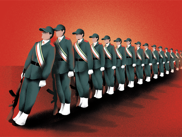 النظام الإيراني الذي دمر لبنان وقتل زعاماته يتهاوى؟