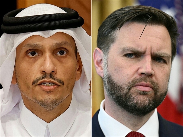 فانس يعقد اجتماعاً مع رئيس وزراء قطر لبحث مفاوضات إيران