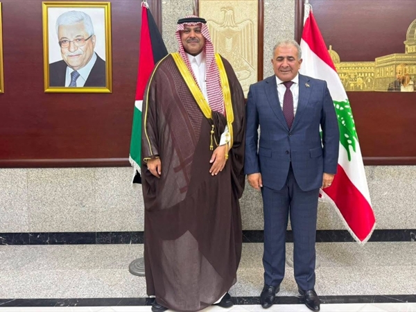 لقاء تنسيقي بين سفيري السعودية وفلسطين