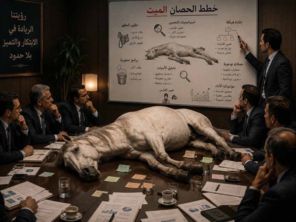 الحصان الميت: إعادة إنتاج الأزمات