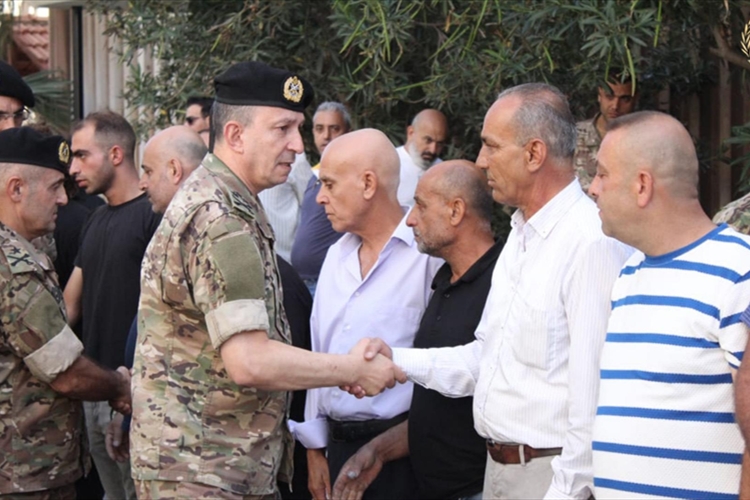 الجيش اللبناني: لا تراجع عن الواجب الوطني مهما بلغت الصعوبات