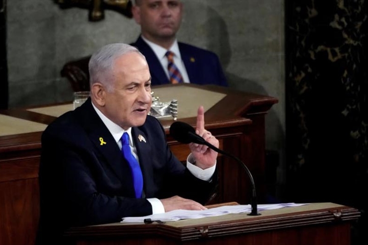 نتنياهو أمام الكونغرس لـ«تحالف ابراهام»: السلاح لاستكمال حرب غزة وهزيمة إيران
