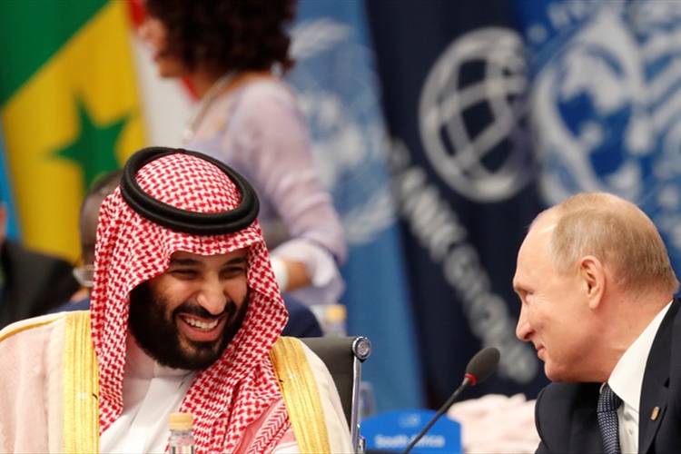 بن سلمان وبوتين يبحثان جهود حل الأزمة الأوكرانية