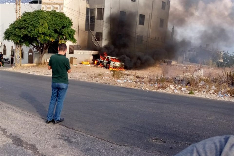غارة معادية إستهدفت سيارة بين برجا والجية