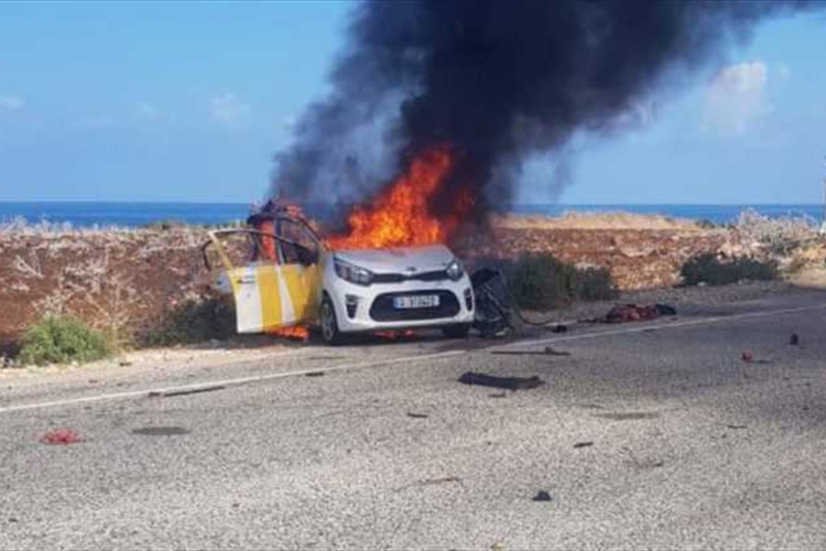 فيديو للسيارة المستهدفة في الناقورة... وإرتقاء شهداء