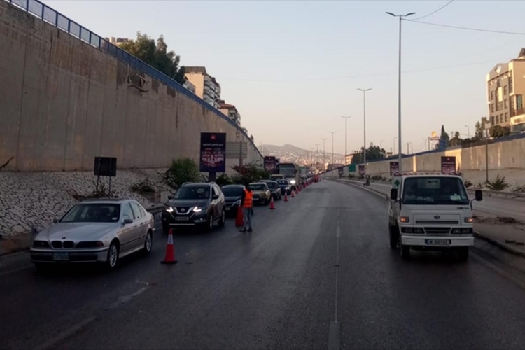 زحمة على أوتوستراد المطار… إليكم السبب