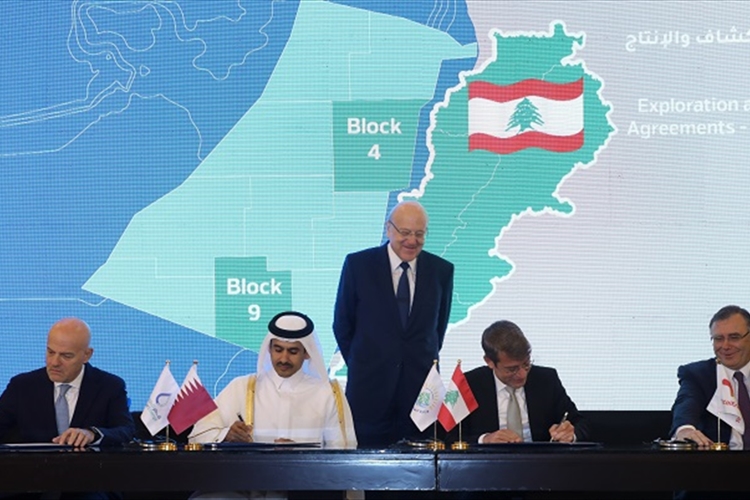 "يوم بترولي" طويل.. "قطر للطاقة" تنضم رسمياً لكونسورتيوم التنقيب عن النفط في لبنان