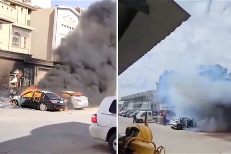 بالفيديو- موجة حر شديدة في الرياض.. واحتراق سيارات في الشوارع