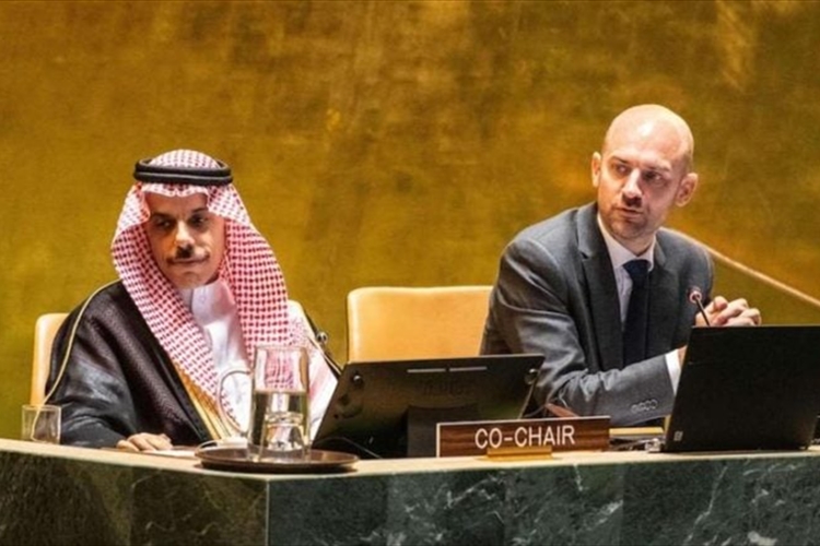 السعودية تدعو لتأييد وثيقة «مؤتمر حلّ الدولتين» لتحقيق السلام بالمنطقة