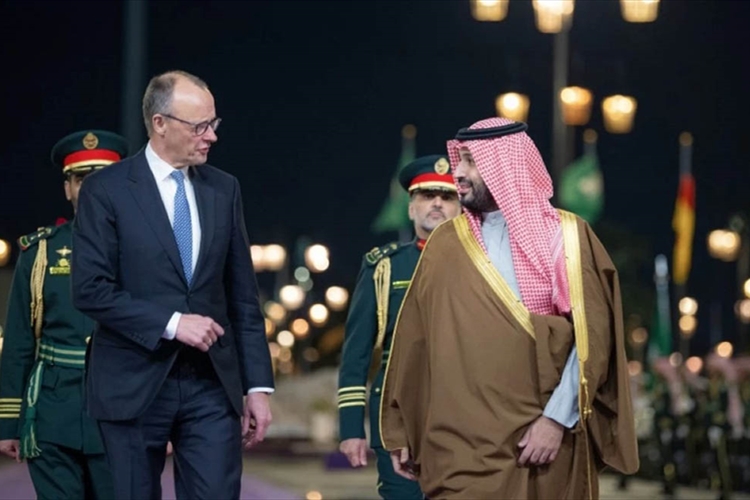 الأمير محمد بن سلمان والمستشار الألماني ناقشا العلاقات الثنائية