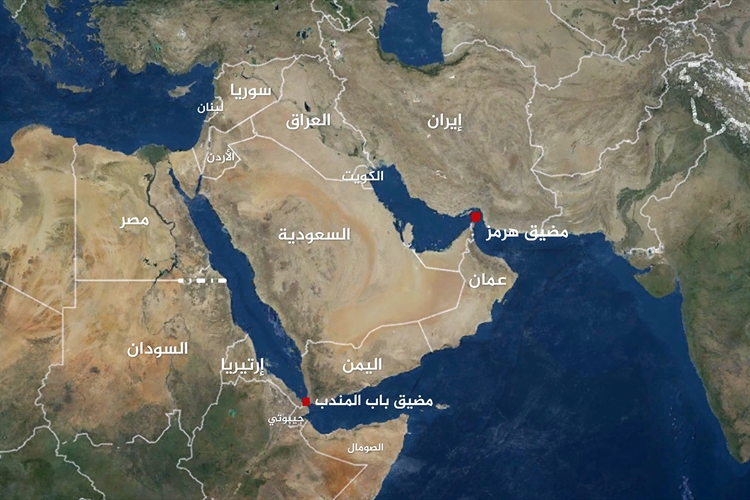 هرمز من الشرق، المندب من الجنوب، وكاريش من الغرب
