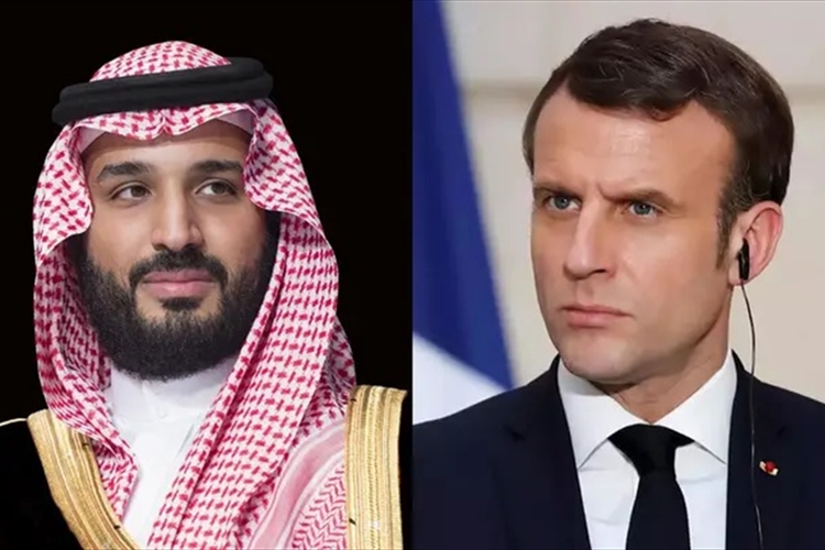 الأمير محمد بن سلمان وماكرون يبحثان التصعيد العسكري في الخليج