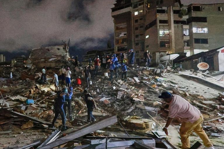 زلزال مزدوج  بقوة 7,2 و7,5  درجات يهزُّ فنزويلا
